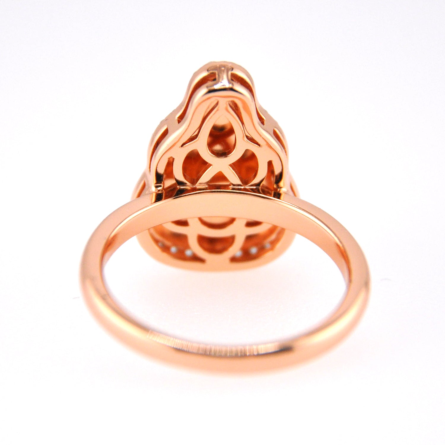 Gourd Shaped Ruby Ring