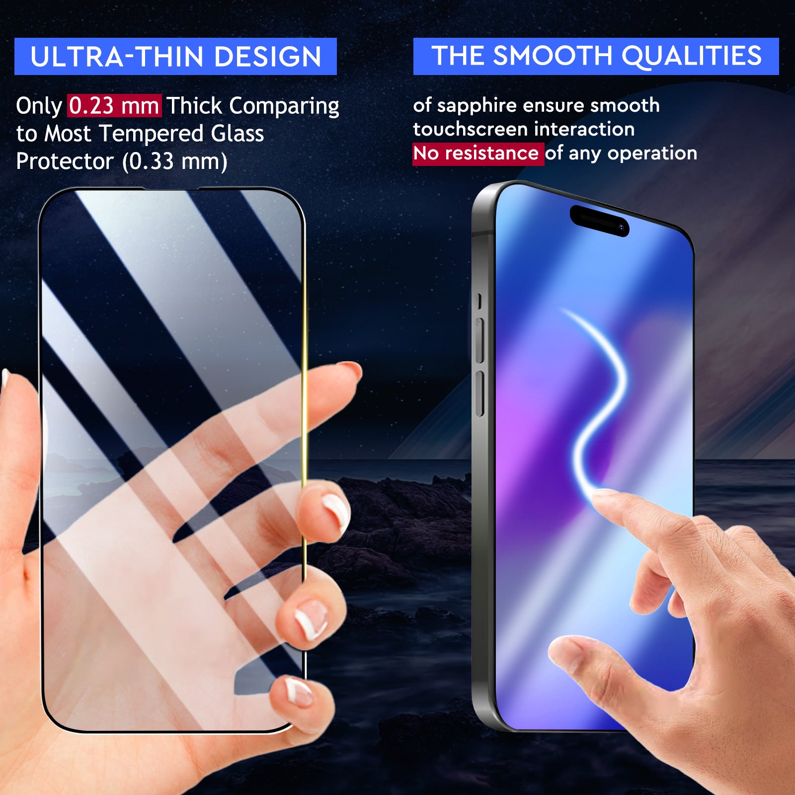 Sapphire Screen Protector for iPhone 14 Series (2022)