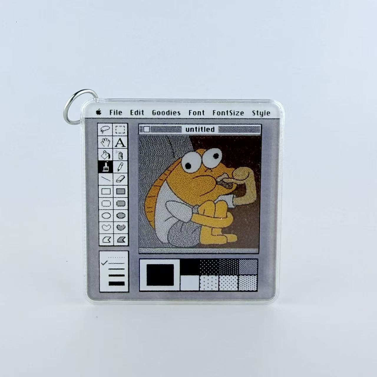 "Macintosh Paint" e-Ink Tag