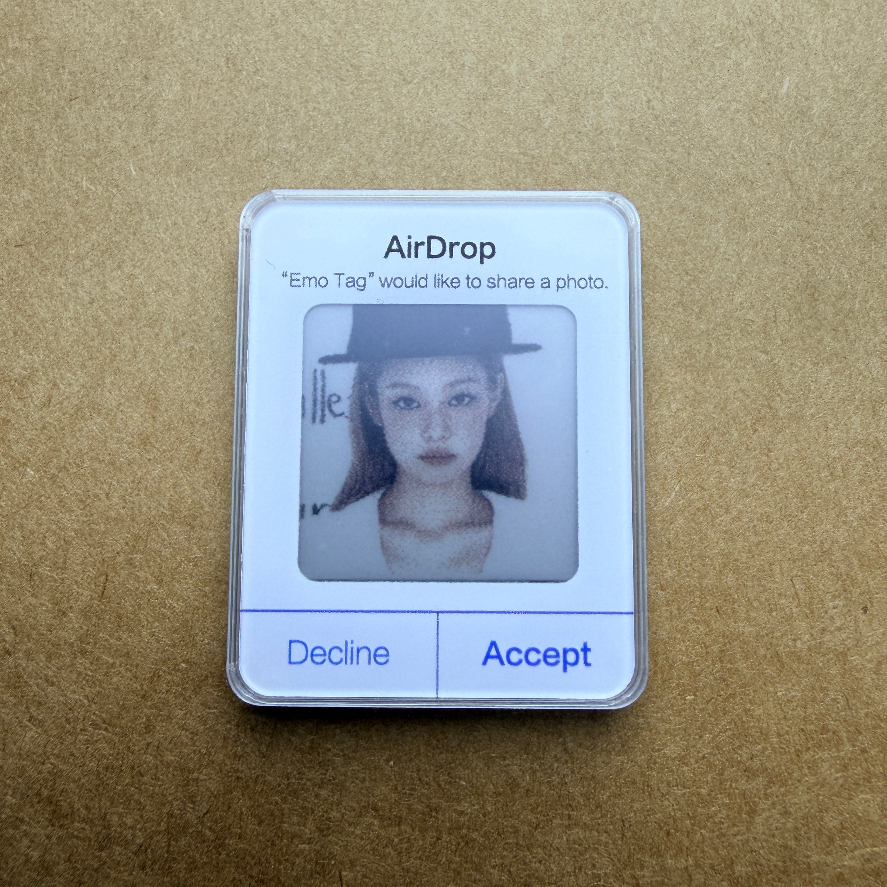 NFC-Powered e-Ink Tag with 1.54” 4-Color Display