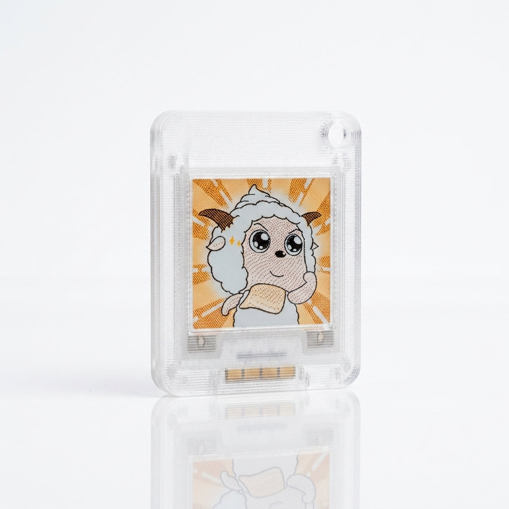 NFC-Powered e-Ink Tag with 1.54” 4-Color Display in 3D-Printed Enclosure