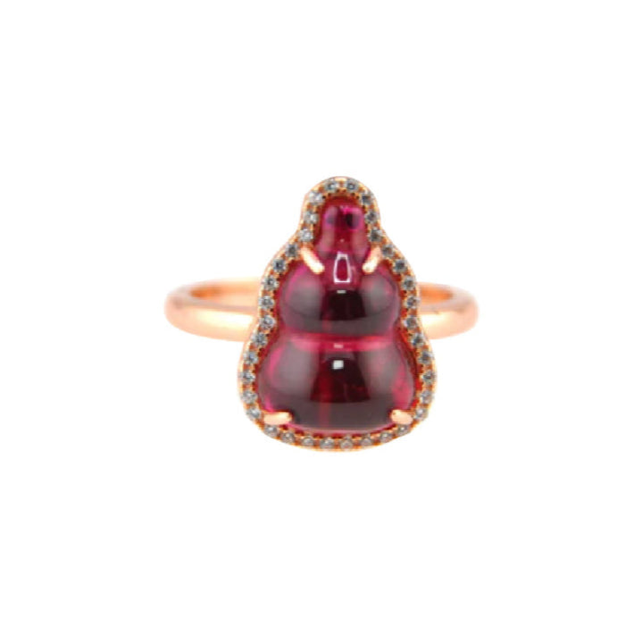 Gourd Shaped Ruby Ring