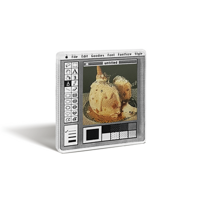 "Macintosh Paint" e-Ink Tag