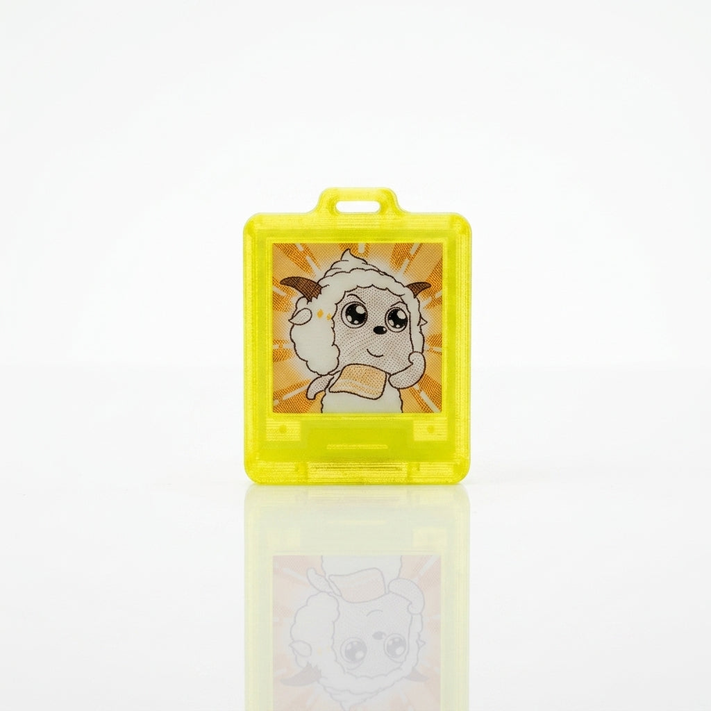 NFC-Powered e-Ink Tag with 1.54” 4-Color Display in 3D-Printed Enclosure