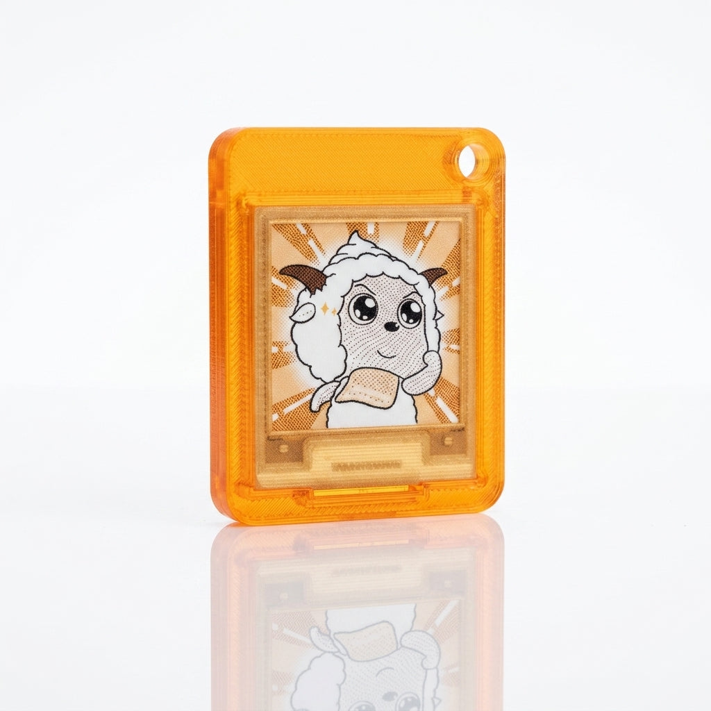 NFC-Powered e-Ink Tag with 1.54” 4-Color Display in 3D-Printed Enclosure