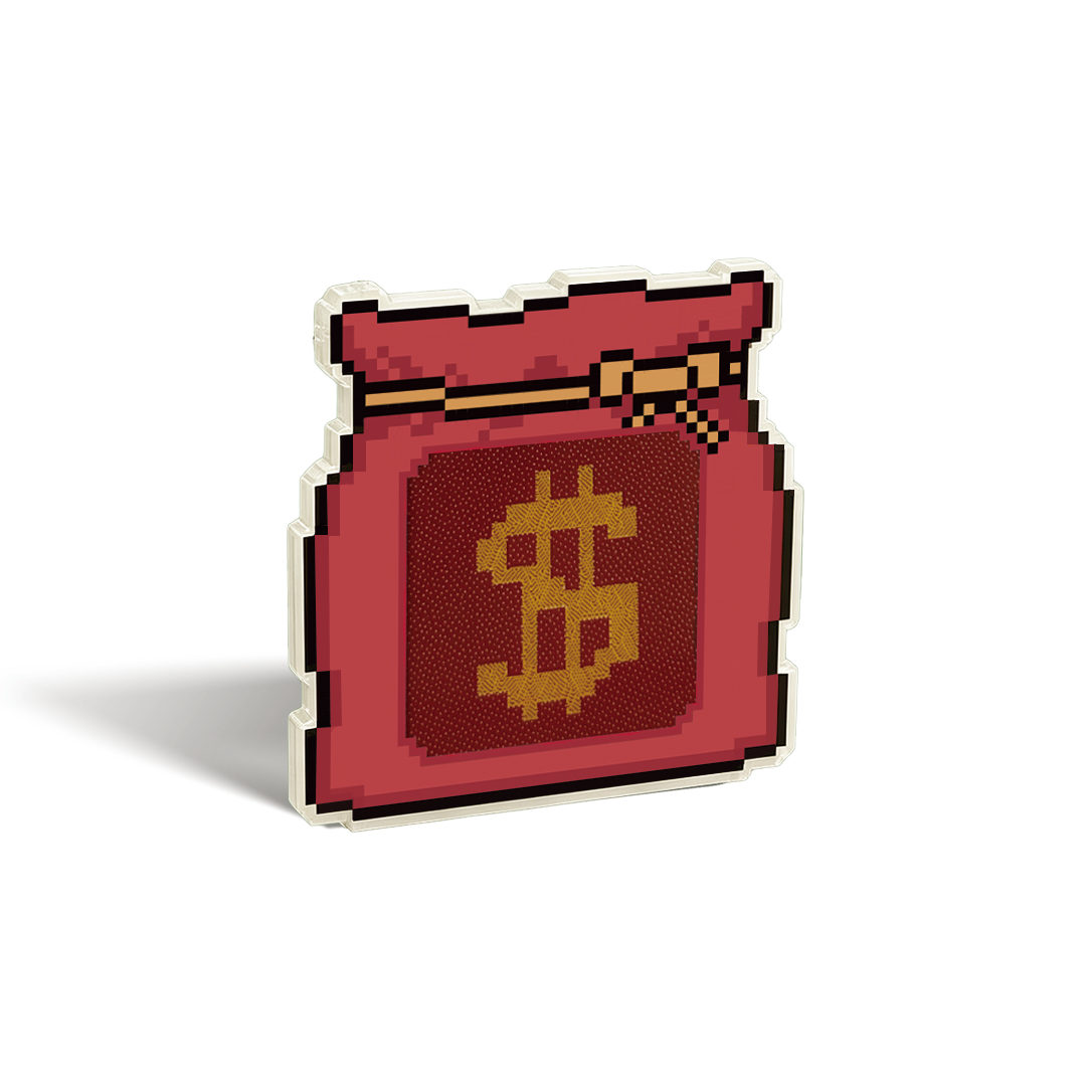 "Treasure Bag" e-Ink Tag