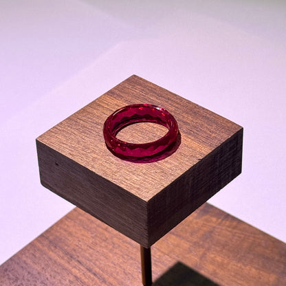 Lab Sapphire / Ruby Ring