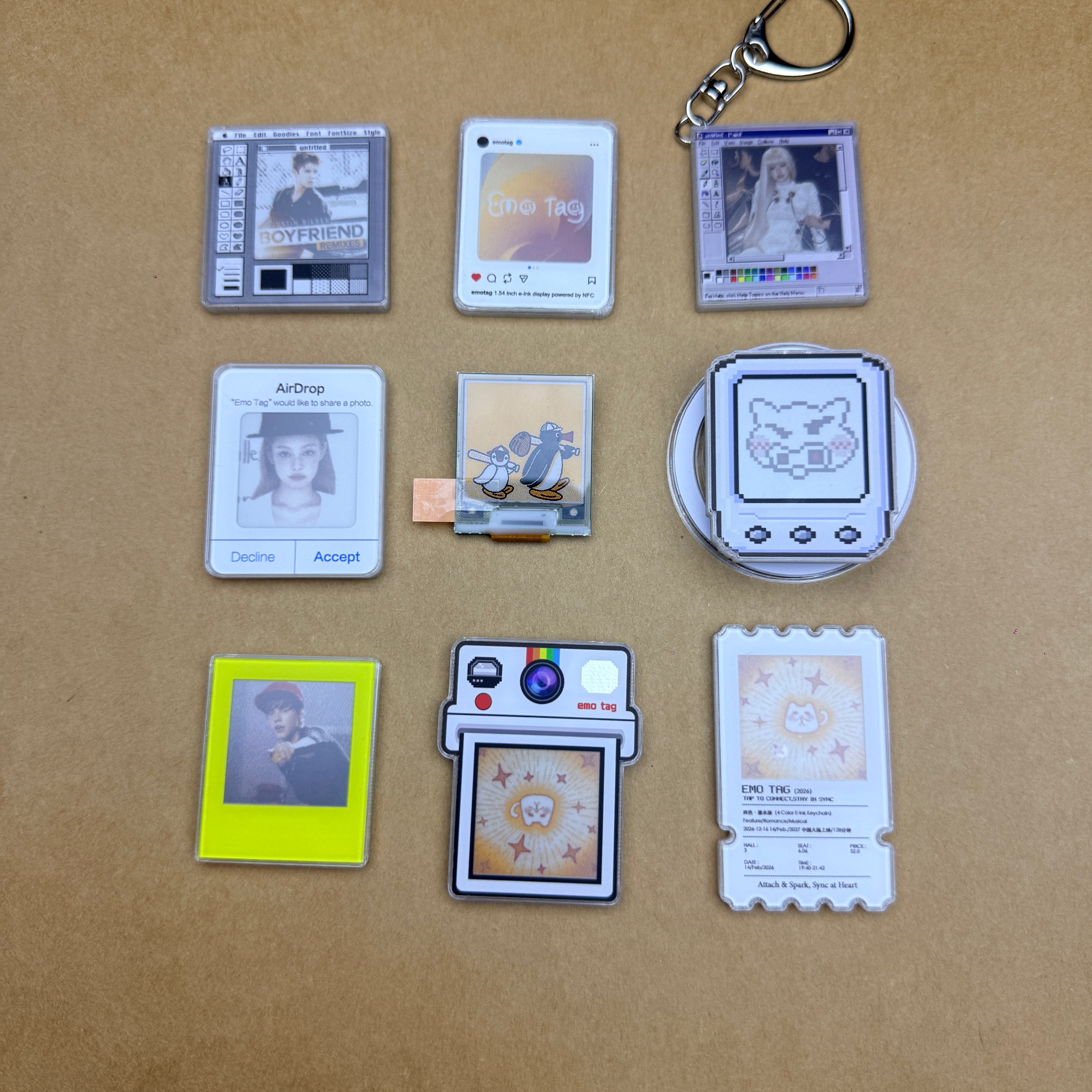NFC-Powered e-Ink Tag with 1.54” 4-Color Display