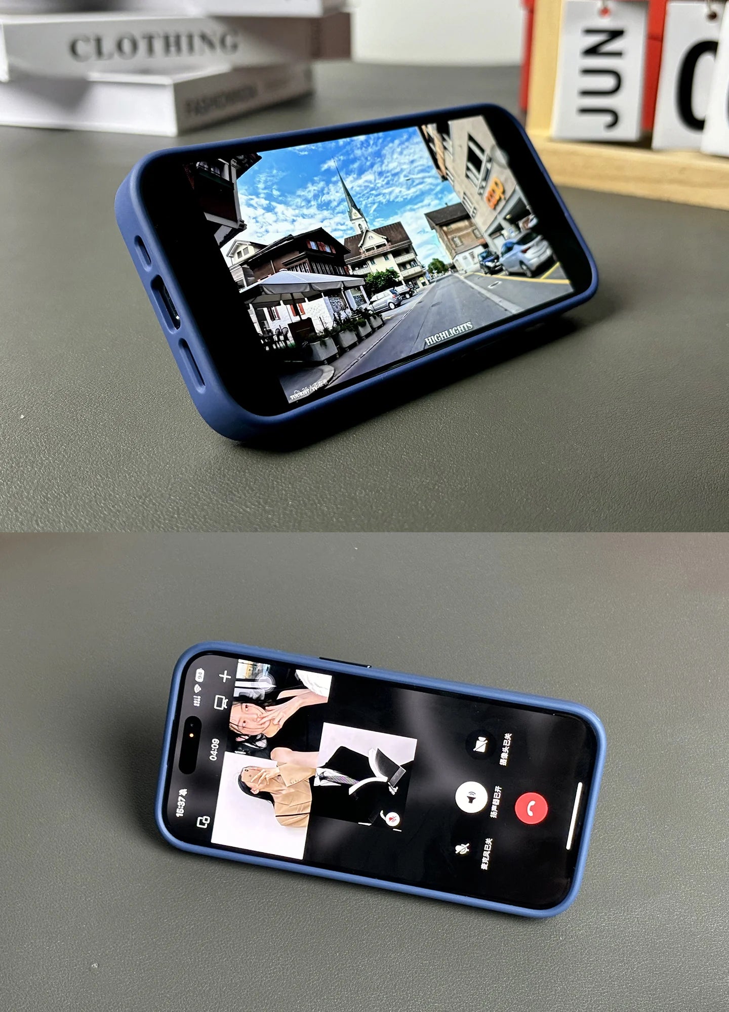 E Ink Screen Phone Case With Kick Stand, Made by Reinkstone